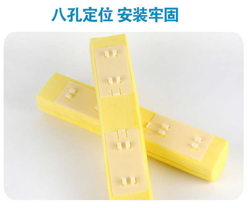 海綿頭5個(gè)裝對(duì)折膠棉拖把頭海綿拖把頭替換頭海棉拖把拖布頭墩布